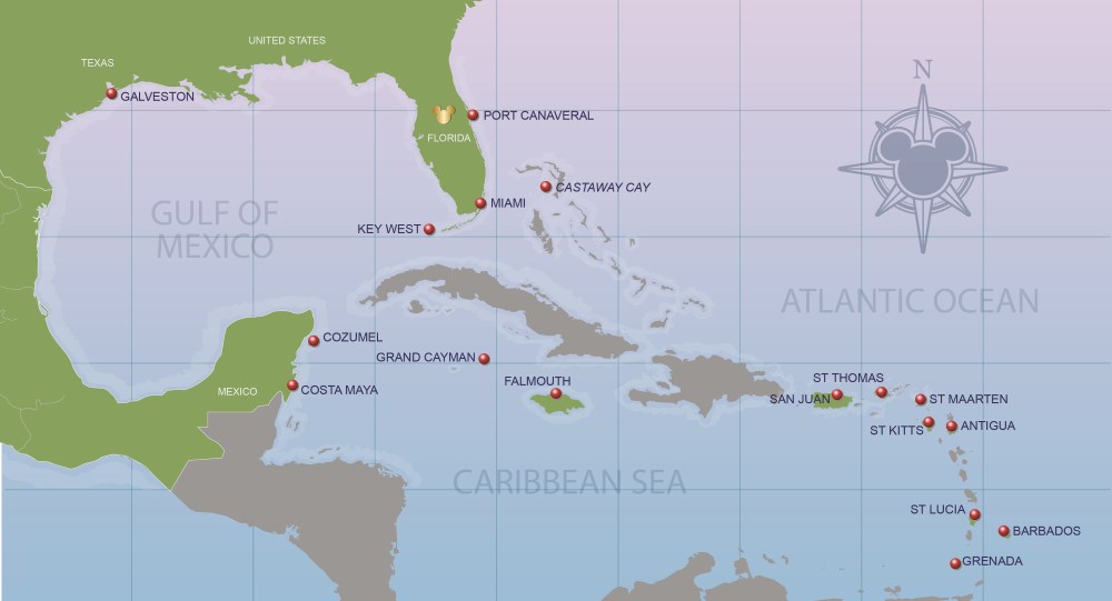 カリブコース　マップ　地図