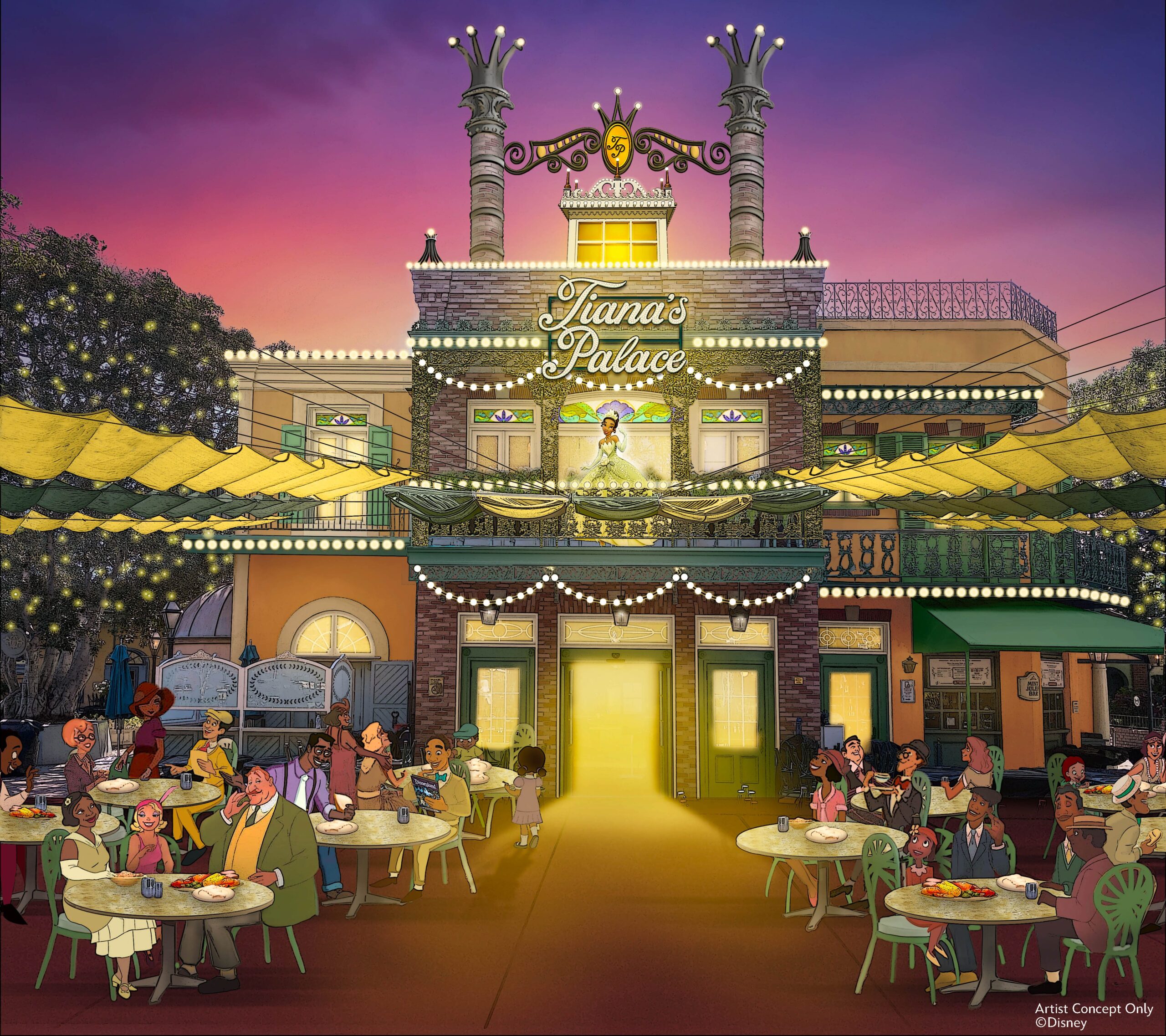 9月7日ディズニーランド・パークにティアナ・パレスがオープン